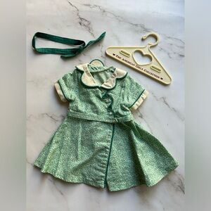 2001 American Girl Kit’s Birthday Dress With Headband Doll Outfit